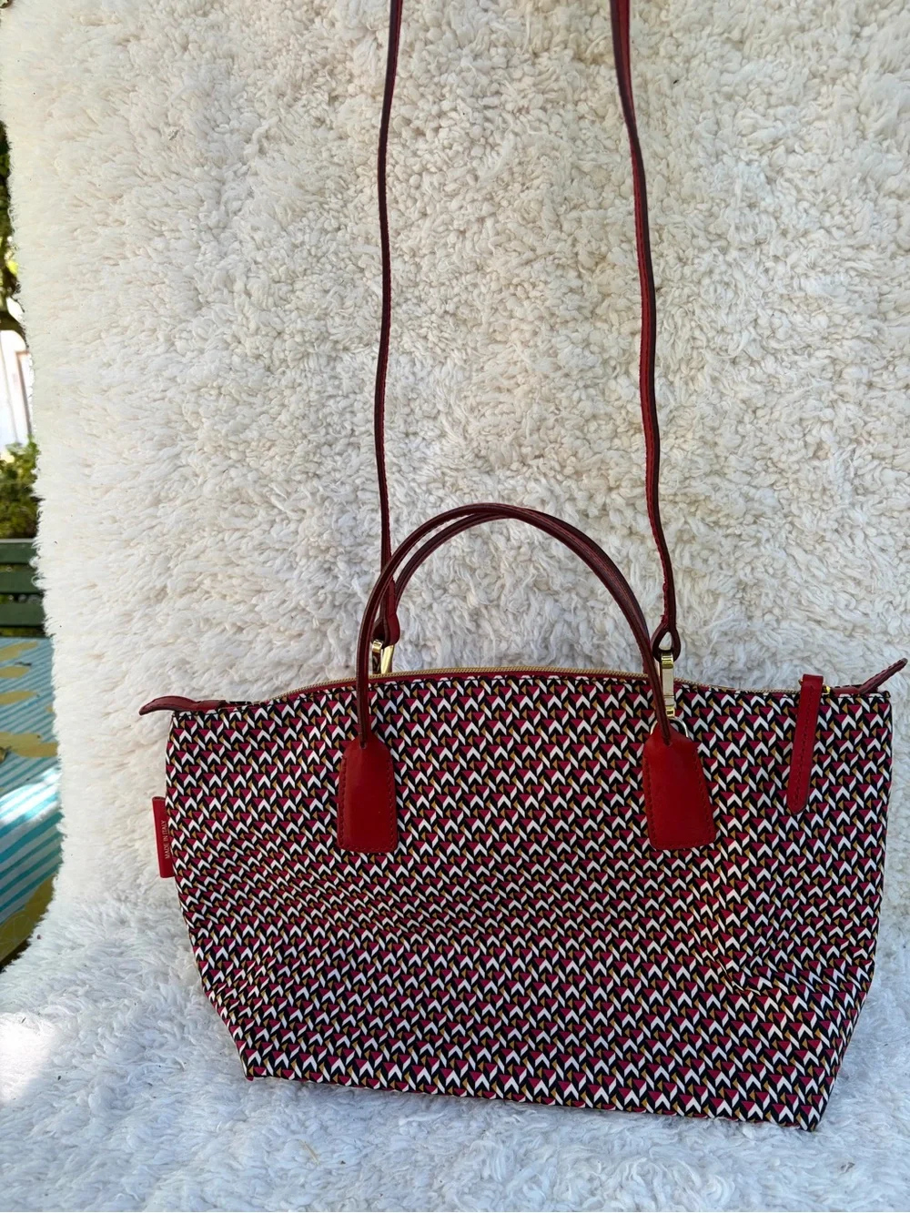 Roberta Pieri Tatami print tote crossbody